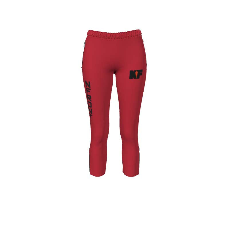 Sublimated Track Pants with Ankle Zips